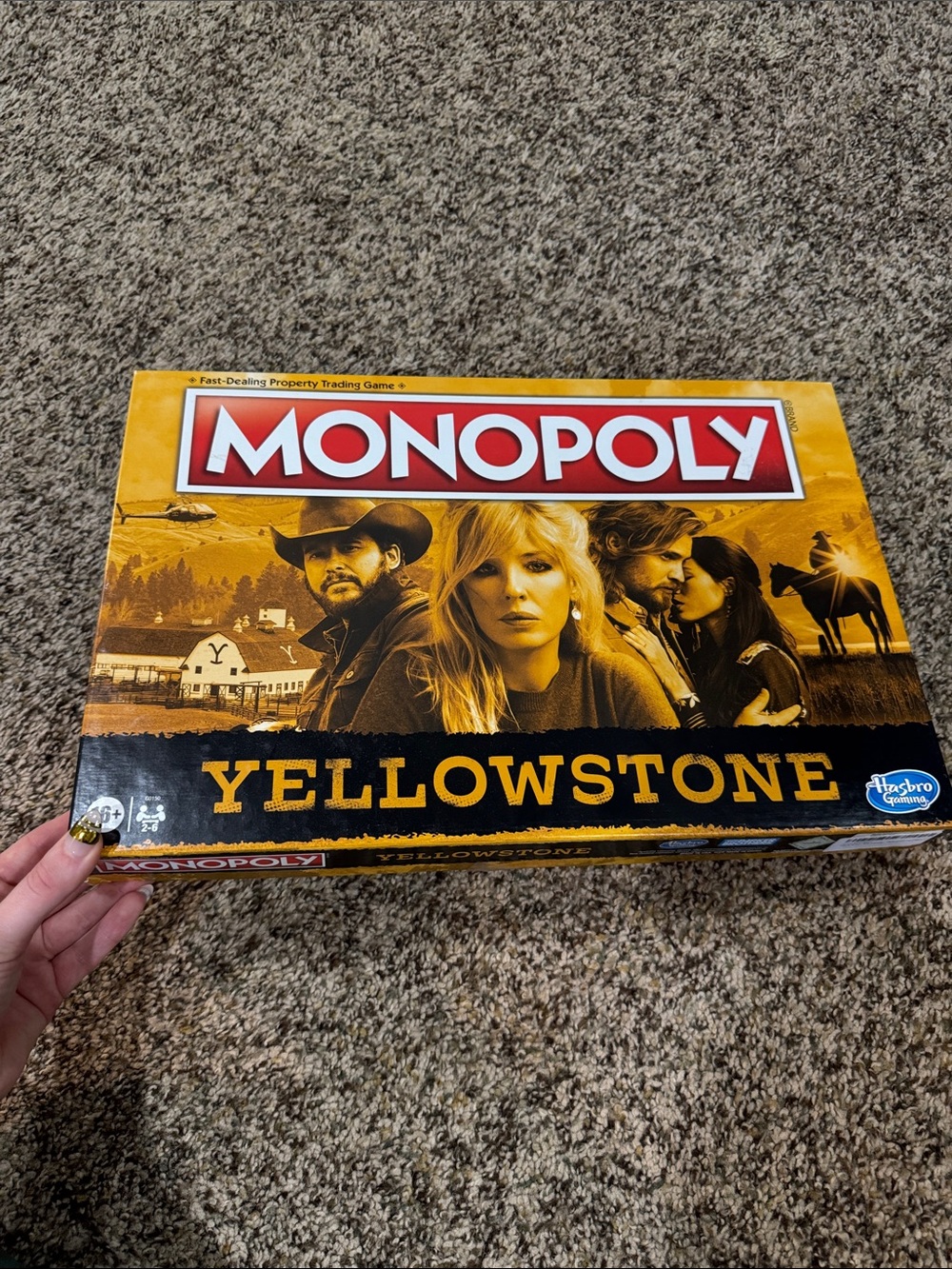 Monopoly Yellowstone Edition Board Game - Yellow by Hasbro